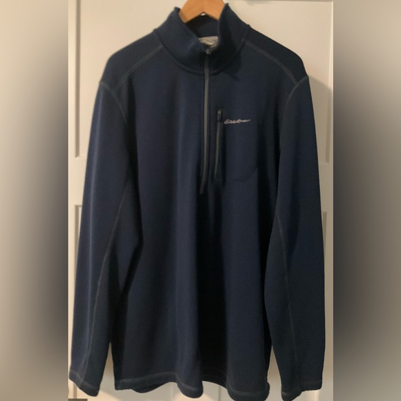 Eddie Bauer Other - Eddie Bauer Men’s Navy Blue 1/4 Zip Sweater